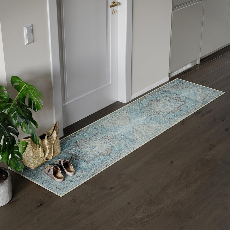 Washable Rug Midsize Aesthetic Crimson 75% Recycled