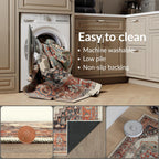 Washable Rug 75% Recycled Cotton Short Pile