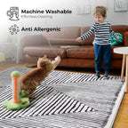 Washable Rug Midsize Aesthetic Crimson 75% Recycled