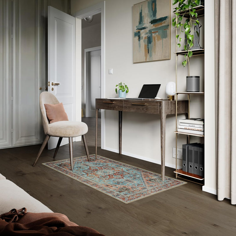 Washable Rug 75% Recycled Cotton Short Pile