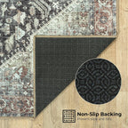 Washable Rug Midsize Aesthetic Crimson 75% Recycled