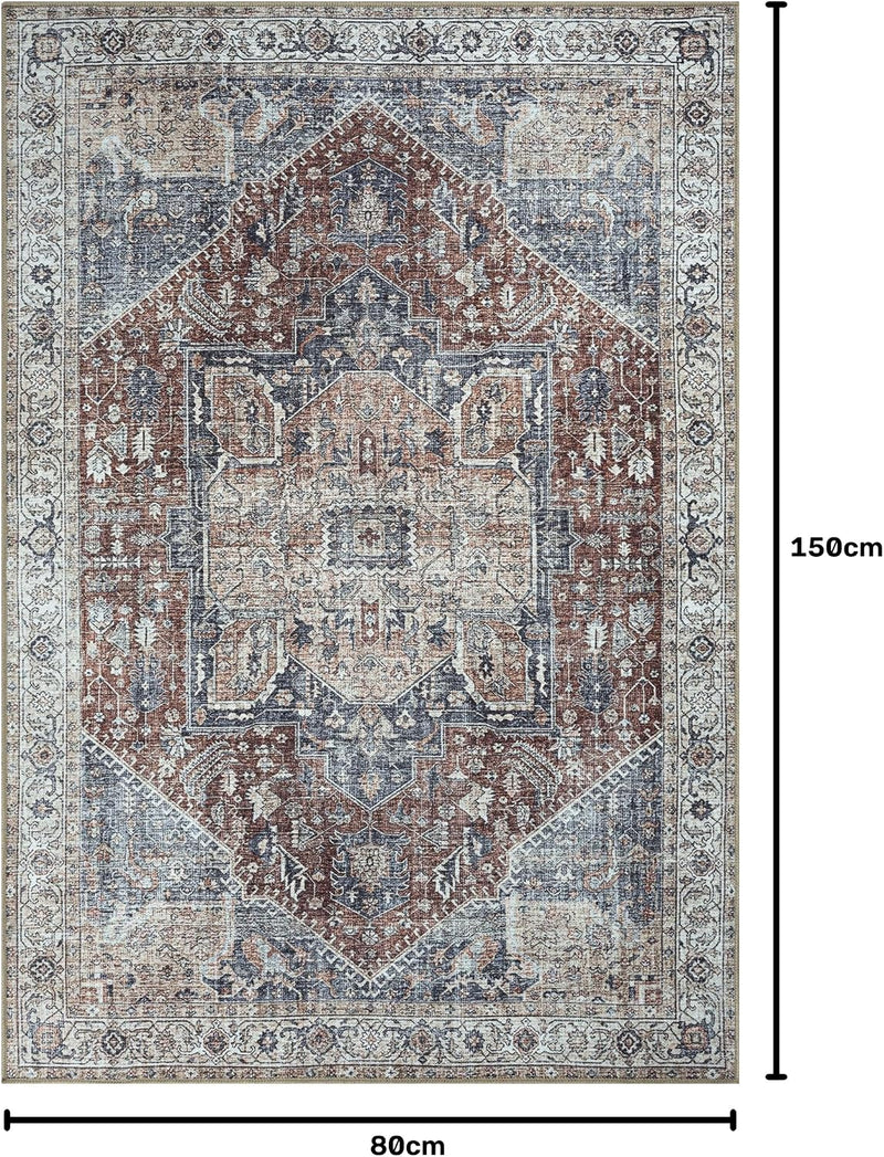 Washable Rug 75% Recycled Cotton Short Pile