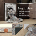 Washable Rug 75% Recycled Cotton Short Pile
