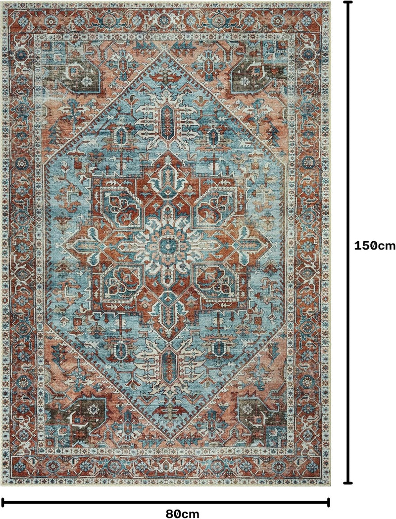 Washable Rug 75% Recycled Cotton Short Pile