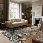 Washable Rug Midsize Aesthetic Crimson 75% Recycled