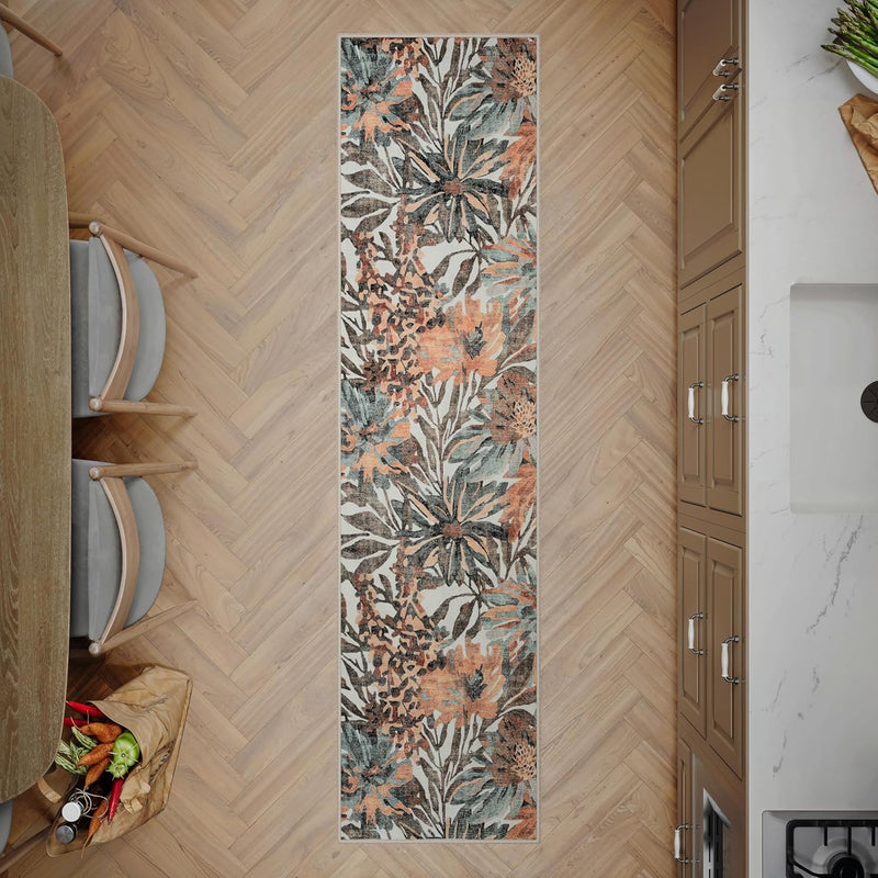 Washable Rug Midsize Aesthetic Crimson 75% Recycled