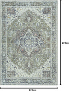 Washable Rug Midsize Aesthetic Crimson 75% Recycled