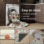 Washable Rug 75% Recycled Cotton Short Pile