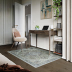 Washable Rug Midsize Aesthetic Crimson 75% Recycled