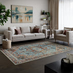 Washable Rug Midsize Aesthetic Crimson 75% Recycled
