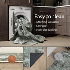 Washable Rug 75% Recycled Cotton Short Pile