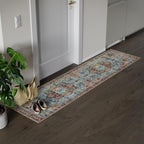 Washable Rug Midsize Aesthetic Crimson 75% Recycled