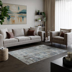 Washable Rug Midsize Aesthetic Crimson 75% Recycled
