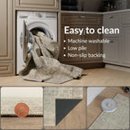 Washable Rug 75% Recycled Cotton Short Pile