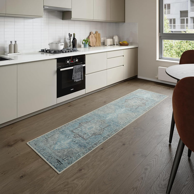 Washable Rug Midsize Aesthetic Crimson 75% Recycled