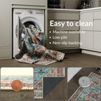 Washable Rug 75% Recycled Cotton Short Pile