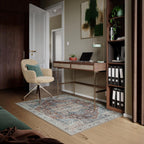 Washable Rug Midsize Aesthetic Crimson 75% Recycled