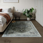 Washable Rug Midsize Aesthetic Crimson 75% Recycled