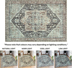 Washable Rug Midsize Aesthetic Crimson 75% Recycled