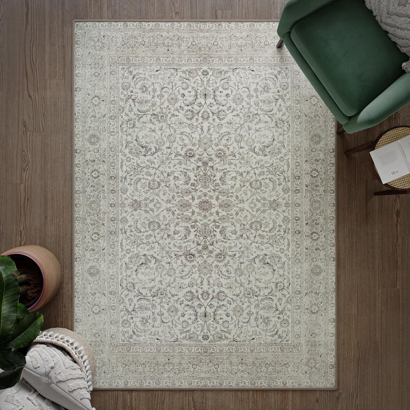 Washable Rug Midsize Aesthetic Crimson 75% Recycled