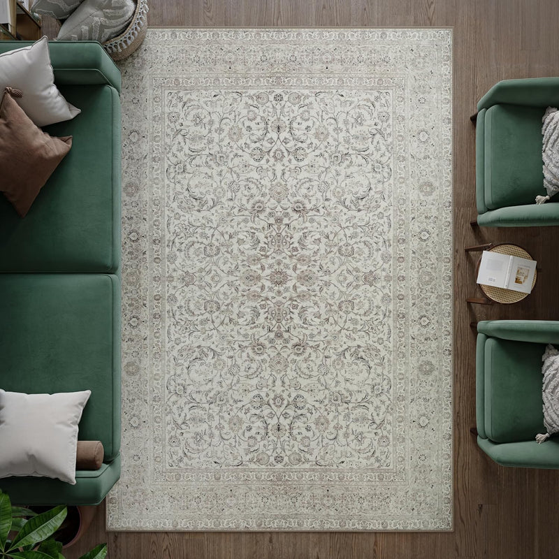 Washable Rug Midsize Aesthetic Crimson 75% Recycled
