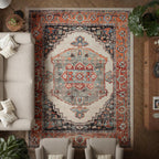 Washable Rug 75% Recycled Cotton Short Pile