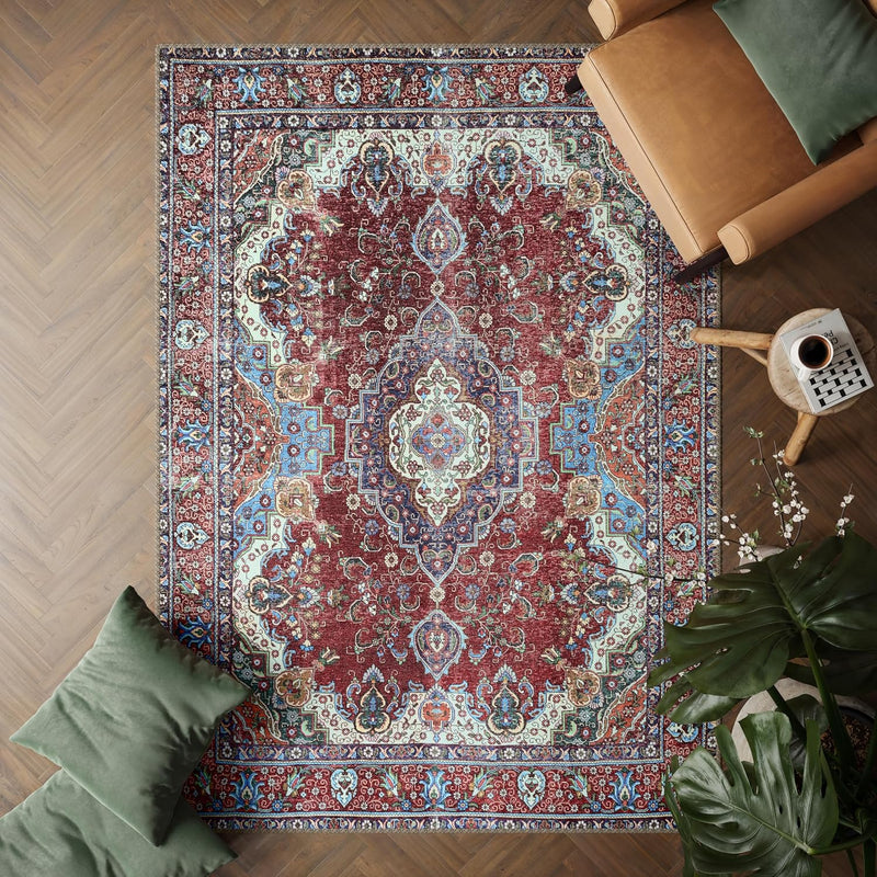 Washable Rug 75% Recycled Cotton Short Pile