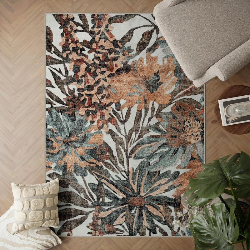 Washable Rug 75% Recycled Cotton Short Pile