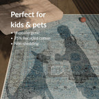 Washable Rug 75% Recycled Cotton Short Pile
