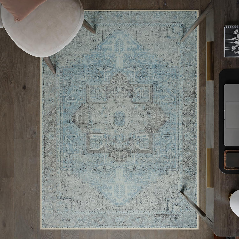 Washable Rug Midsize Aesthetic Crimson 75% Recycled