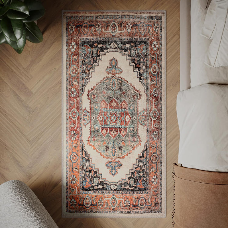 Washable Rug 75% Recycled Cotton Short Pile