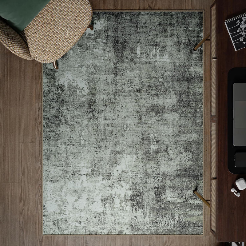 Washable Rug Midsize Aesthetic Crimson 75% Recycled