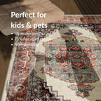 Washable Rug 75% Recycled Cotton Short Pile