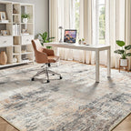 Washable Rug for Living Room Non-Slip Abstract