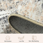 Washable Rug for Living Room Non-Slip Abstract