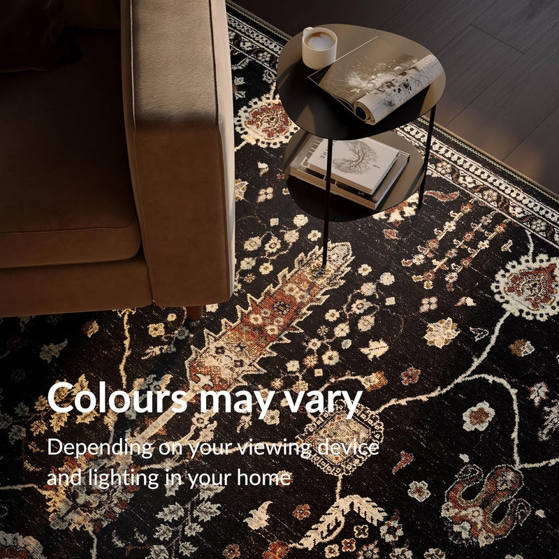 Washable Rug Midsize Aesthetic Crimson 75% Recycled