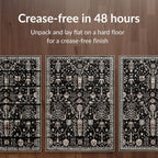 Washable Rug Midsize Aesthetic Crimson 75% Recycled