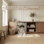 Washable Rug Non-Slip Backing Short Pile Non-Shedding