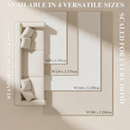 Washable Rug Non-Slip Backing Short Pile Non-Shedding