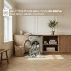 Washable Rug Non-Slip Backing Short Pile Non-Shedding