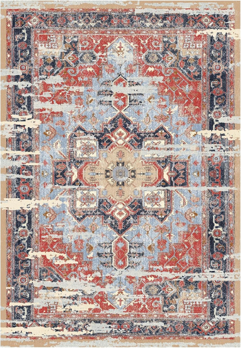 Washable Rug Non-Slip Backing Short Pile Non-Shedding