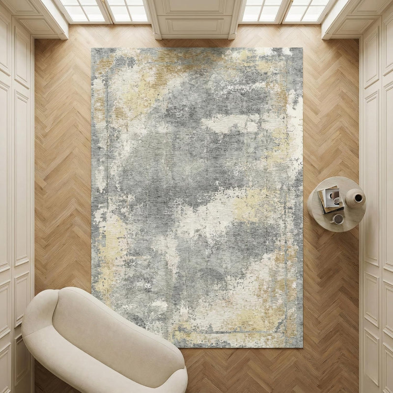 Washable Rug Non-Slip Backing Short Pile Non-Shedding
