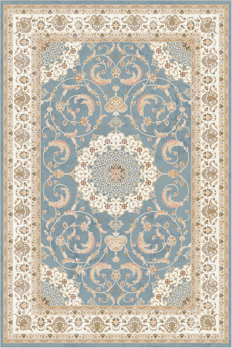 Washable Rug Non-Slip Backing Short Pile Non-Shedding