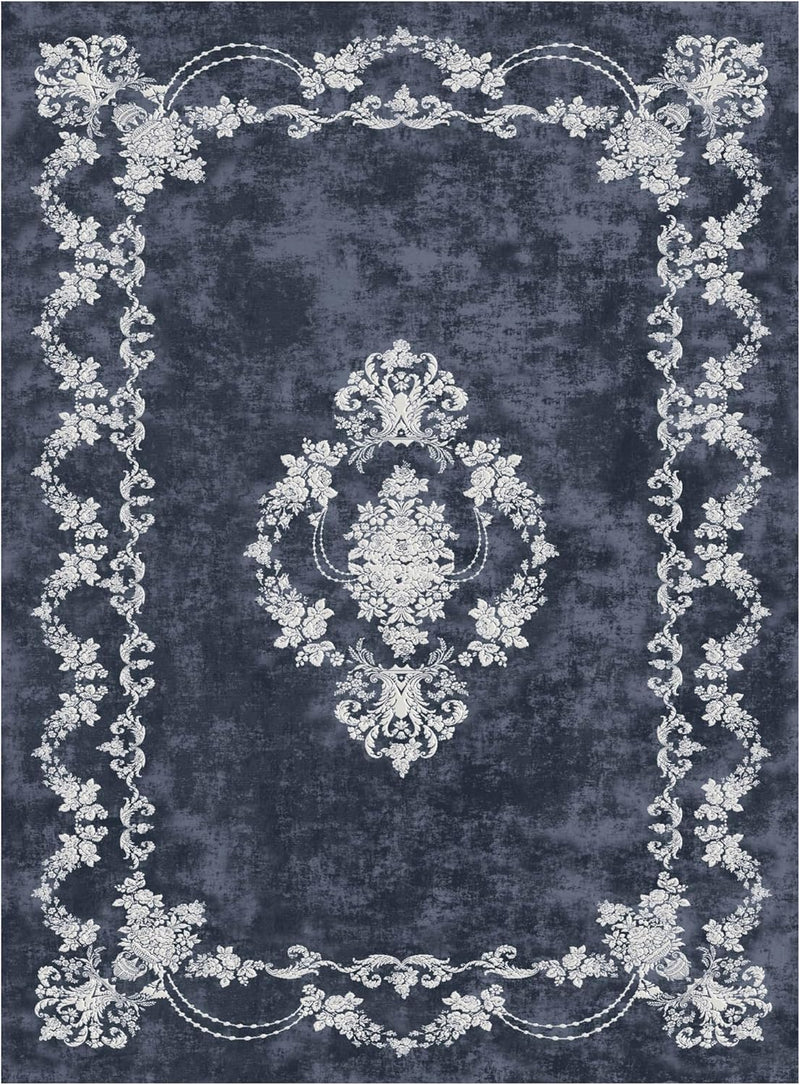 Washable Rug Non-Slip Backing Short Pile Non-Shedding