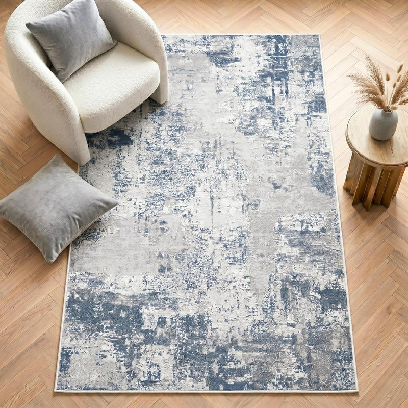 Washable Rug Non-Slip Backing Short Pile Non-Shedding