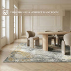 Washable Rug Non-Slip Backing Short Pile Non-Shedding