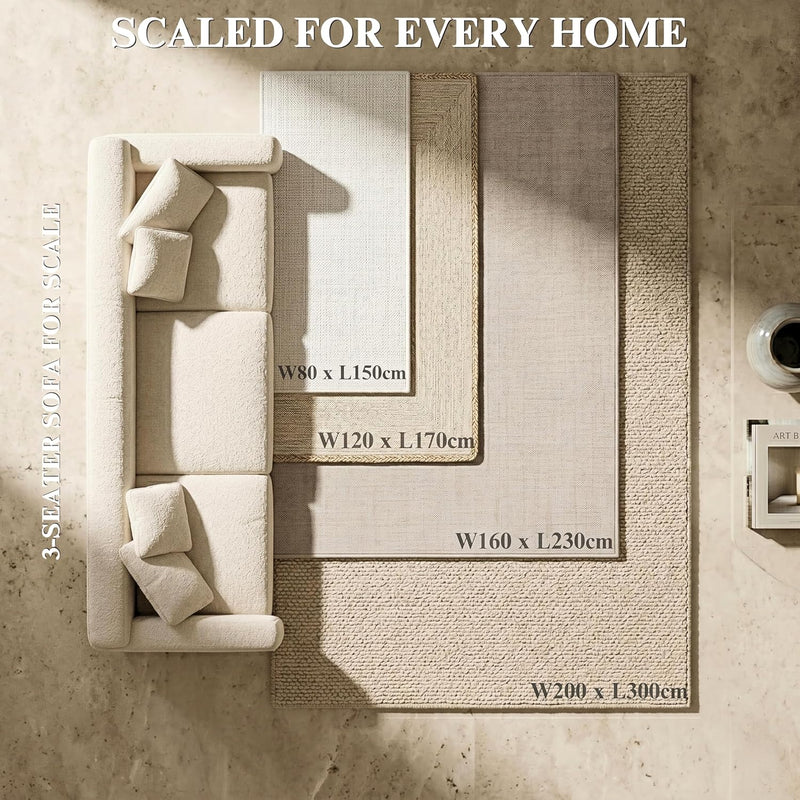 Washable Rug Non-Slip Backing Short Pile Non-Shedding
