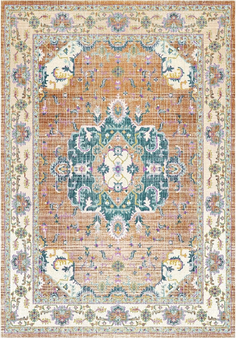 Washable Rug Non-Slip Backing Short Pile Non-Shedding
