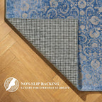 Washable Rug Non-Slip Backing Short Pile Non-Shedding