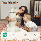 Washable Rug Non-Slip Low Pile Floral